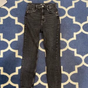 High Rise Black Zara Jeans